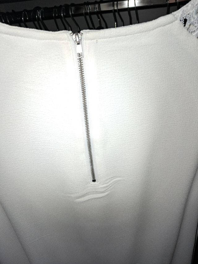 Vestito Mama Licious XL bianco pizzo