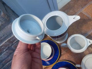 Juego de café completo de 6 servicios