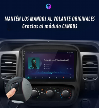 Radio Android Auto Carplay Renault Trafic 3 2014-