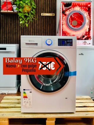 Lavadora Balay 9Kg 1400rpm Autodosificación Clase 