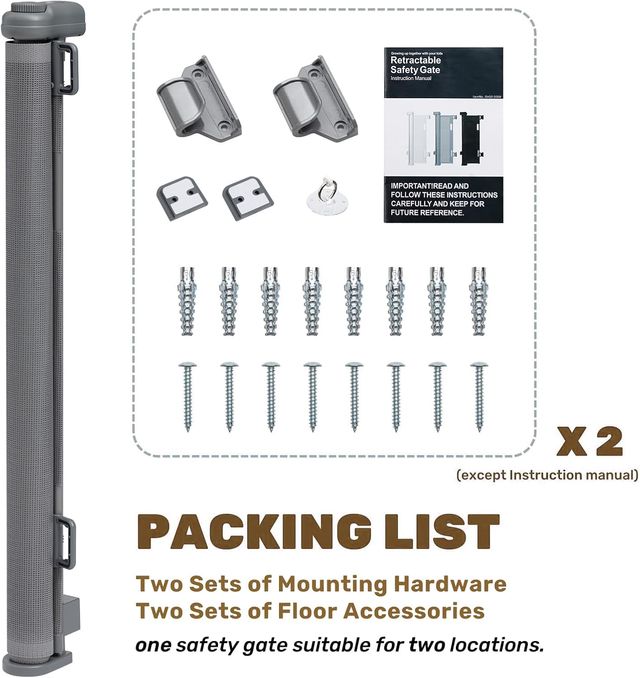 Puerta seguridad bebé 300cm extensible