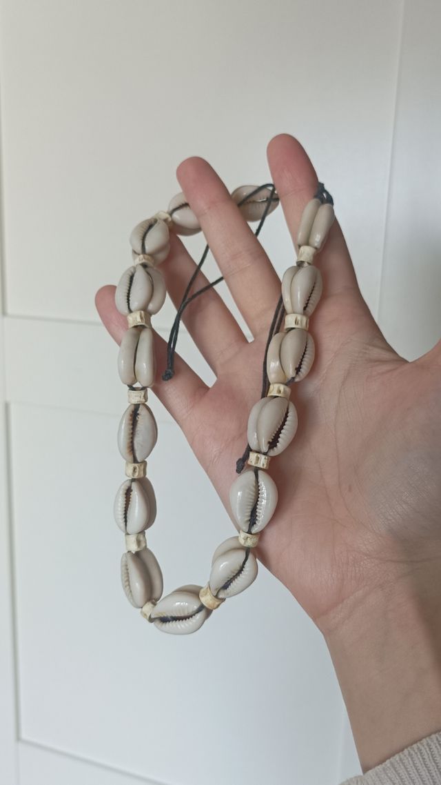 Collar conchas marinas