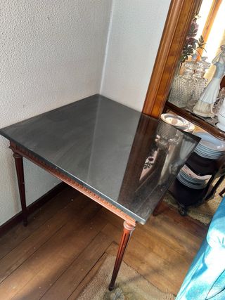 Mesa auxiliar mármol vintage
