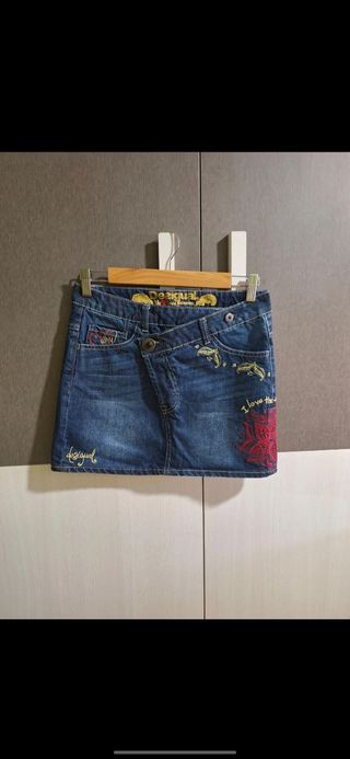 Mini Falda Vaquera Desigual