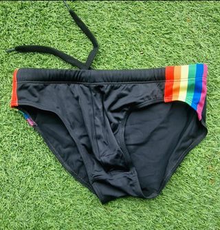 Bañador slip Diesel arcoíris pride