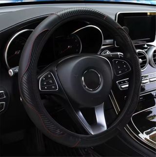 Funda volante coche carbono