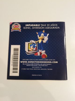 Manual Sonic Generations 3DS - SEGA