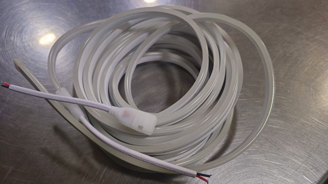 Tira LED neón verde 10m