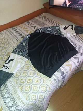 Sudadera Adidas Negra Gris Mujer