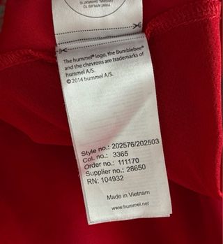 Camiseta Dinamarca original Hummel Mundial 2018