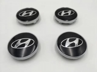 CENTRO DE RUEDA HYUNDAI 60 MM NEGRO t-685