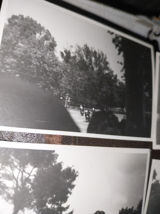 Album militar  Fotos antiguas carrera motos Madrid