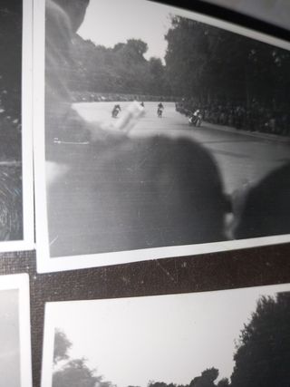 Album militar  Fotos antiguas carrera motos Madrid