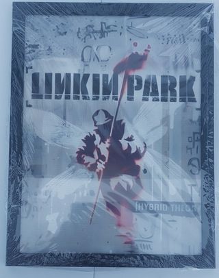 Quadro Stampa Su Tela Con Cornice Linkin Park