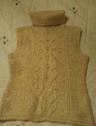 Chaleco beige