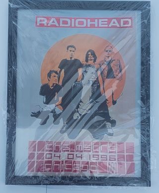 Quadro Stampa Su Tela Con Cornice RadioHead