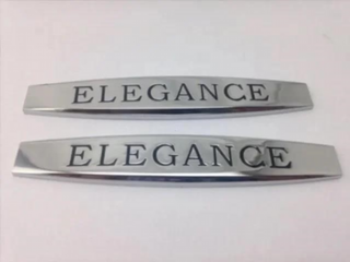 LOGO ELEGANCE MERCEDES BENZ 2 EMBLEMAS m_251