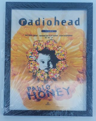 Quadro Stampa Su Tela Con Cornice RadioHead