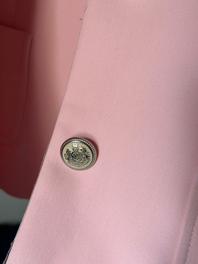 Traje Zara rosa - Pantalón y chaqueta