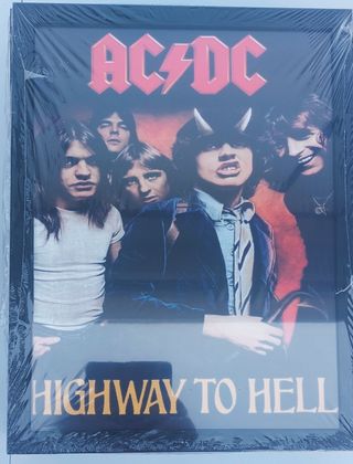 Quadro Stampa Su Tela Con Cornice ACDC