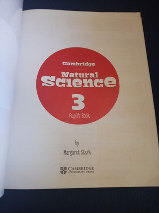 Natural Science Tercero de Educacion Primaria