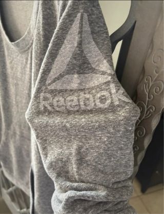 Felpa Reebok Grigia Uomo