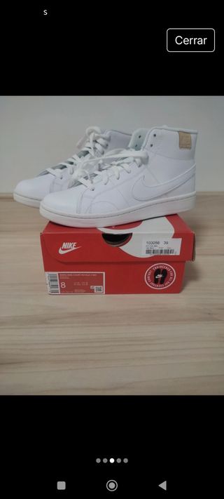 Zapatillas Nike blancas altas