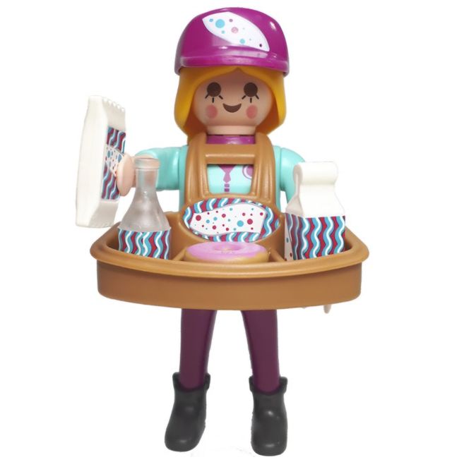 Repartidora/camarera Playmobil