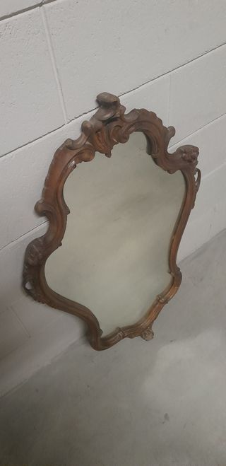 SPECCHIO ANNI '50 BAROCCO STILE CHIPPENDALE VINTAG