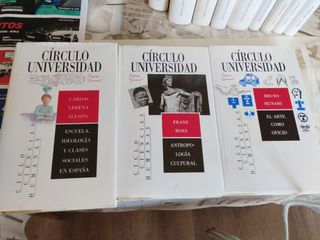 Colección CÍRCULO UNIVERSIDAD 14 libros.