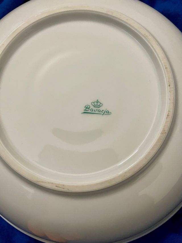 Set Piatti Macedonia Bavaria Oro/Rosso