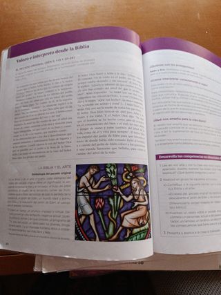 Libro de texto Religión Católica 3.