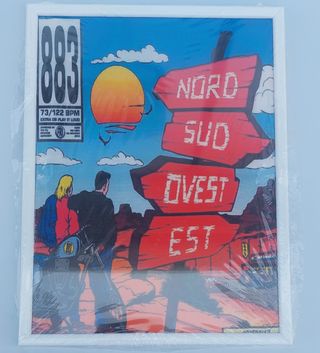 Quadro Stampa Su Tela Con Cornice 883