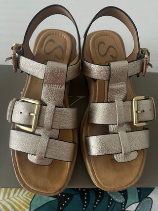 SandaliasStonefly Plata 39 . tallan grandes 40 +-