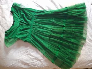 Vestido verde Plumetti