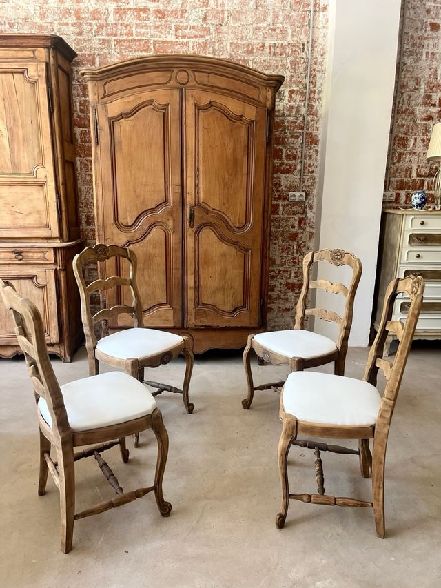 sillas francesas restauradas madera lavada