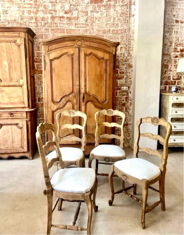 sillas francesas restauradas madera lavada