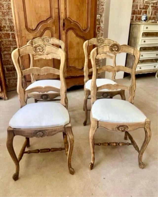sillas francesas restauradas madera lavada