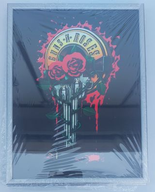 Quadro Stampa Su Tela Con Cornice Guns N' Roses