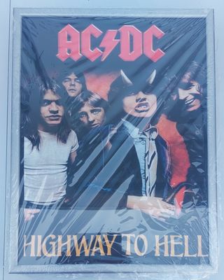 Quadro Stampa Su Tela Con Cornice ACDC