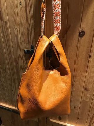 Bolso The BagLab Piel Naranja