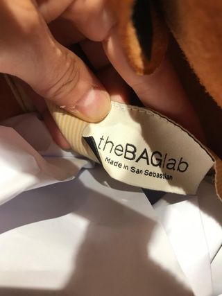 Bolso The BagLab Piel Naranja