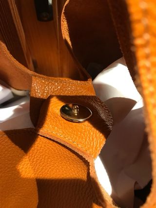 Bolso The BagLab Piel Naranja