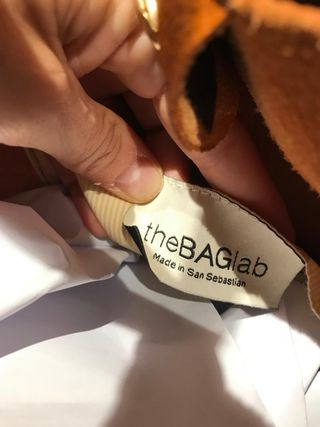 Bolso The BagLab Piel Naranja