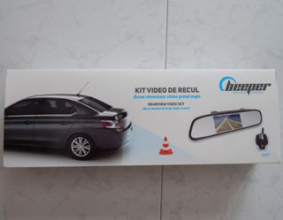 Espejo retrovisor cámara trasera universal.