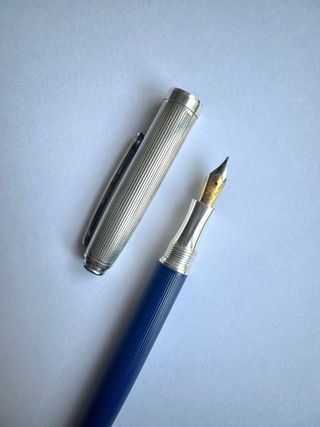 Pluma estilográfica Laban plata 925