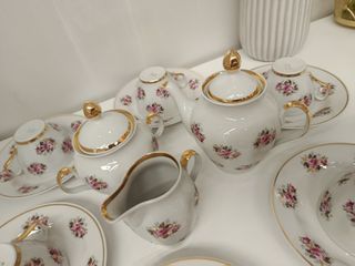 Set da thè/caffè porcellana rosa