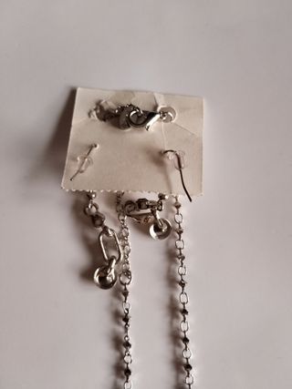 Collar y pendientes LA GAVIOTA marrón