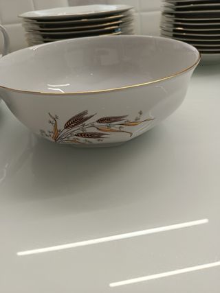 Set piatti Tognana oro bianco