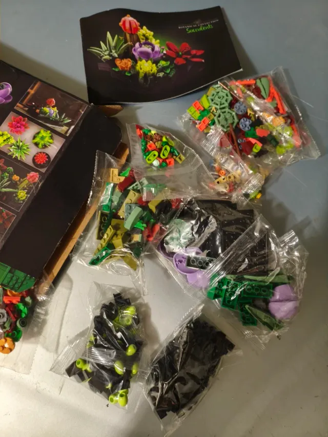 771 piezas bloques tipo lego modelo plantas nuevo